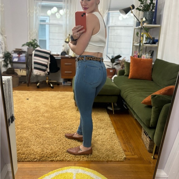 NWOT Banana Republic Super Stretch Denim High Rise Skinny Leggings Sz 4 27 - Picture 8 of 10